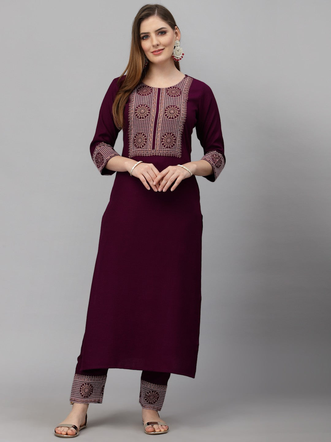 Indian Style Party Wear Kurti Set For Women with Dupatta