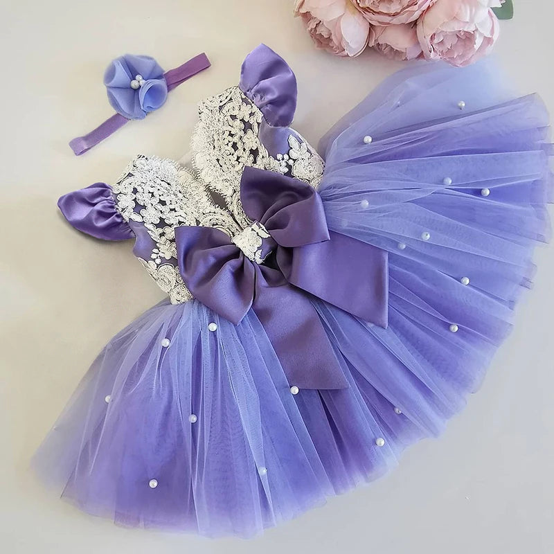 Lace Bow Princess Dresses