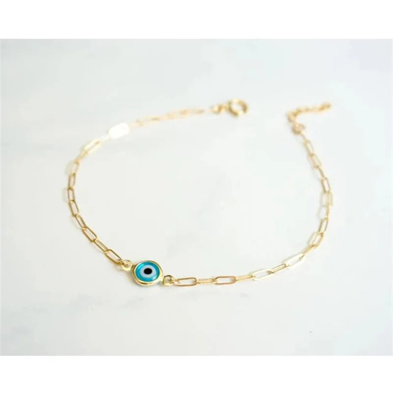 One Evil Eye Charm Bracelet