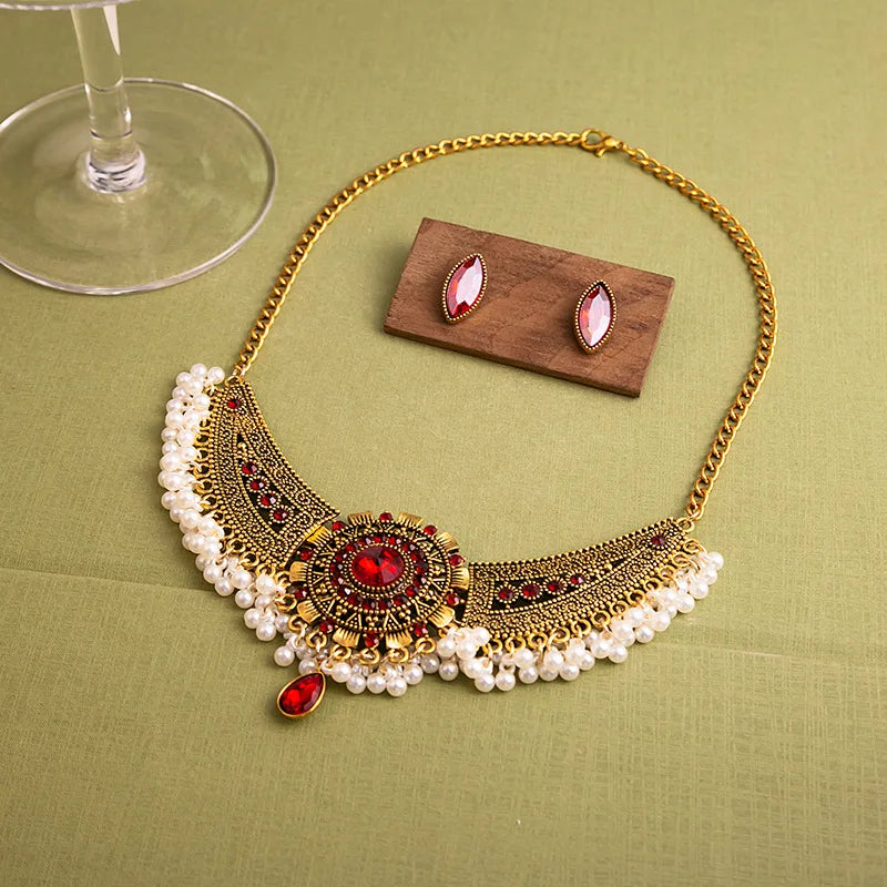 Beautiful Necklace &amp; Earrings Set - 3 colours