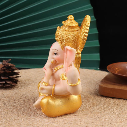 Gold Lord Ganesha Statue
