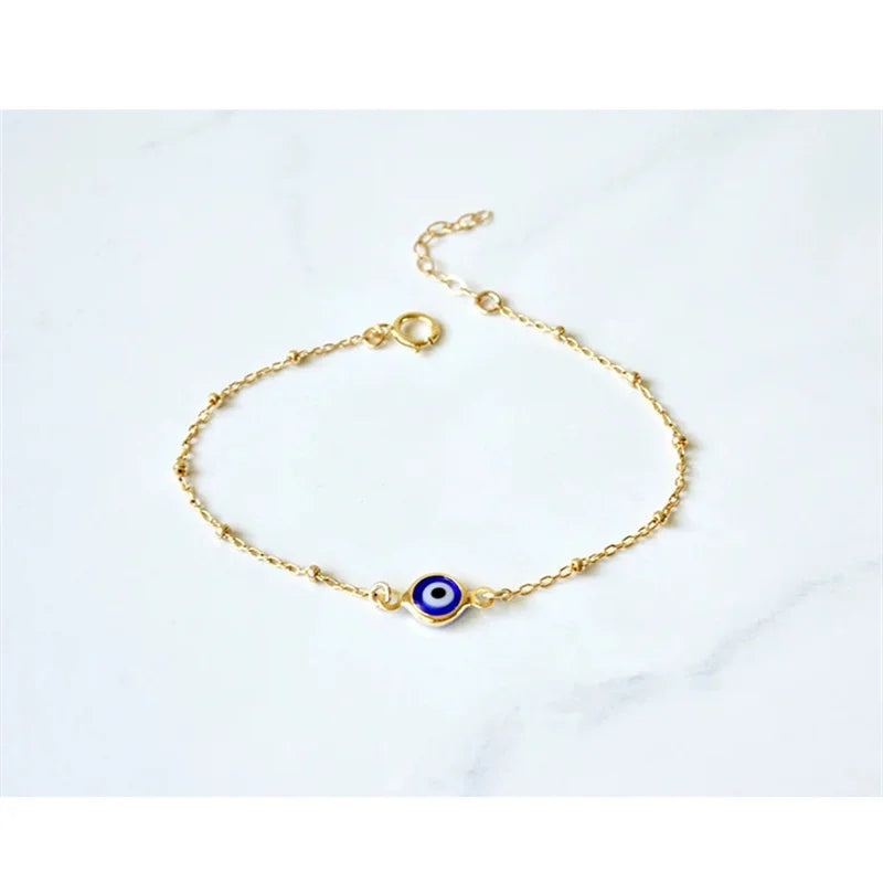 One Evil Eye Charm Bracelet