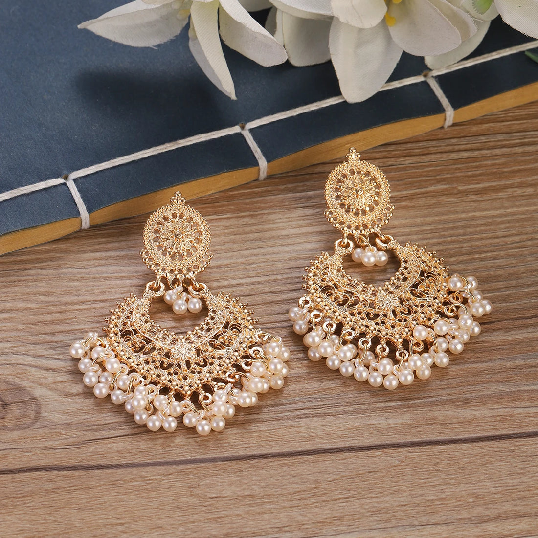 Ethnic Indian Earring Round