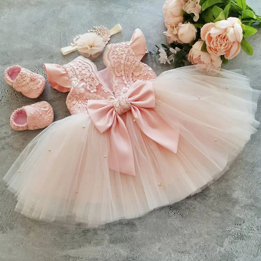 Lace Bow Princess Dresses